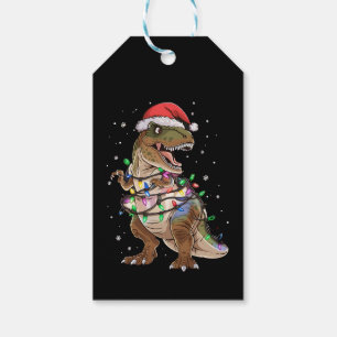 Dinosaurier T-Rex Baum Weihnachtspullover Xmas Din Geschenkanhänger