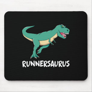Dinosaurier T-Rex Dino Lustige Übung Cardio Laufen Mousepad