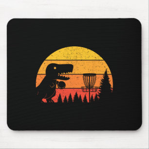 Dinosaurier T-Rex Disc Golf Spieler Sportliebhaber Mousepad