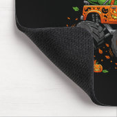 Dinosaurier T-Rex fährt Monstertruck Halloween Män Mousepad (Ecke)