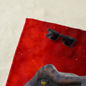 Dinosaurier T Rex Fire red Jurassic World Strandtuch (Beispiel)
