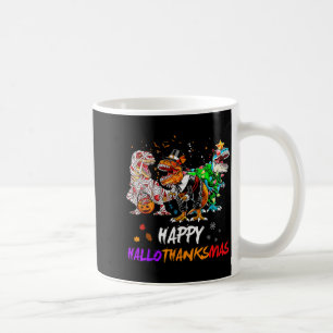 Dinosaurier T Rex Frohes Hallothanksmas Halloween Kaffeetasse