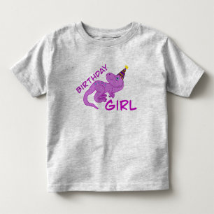 Dinosaurier t-Rex Geburtstagsmädchen Kleinkind Shi T-shirt