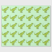 Dinosaurier: T-Rex Geschenkpapier (Flach)