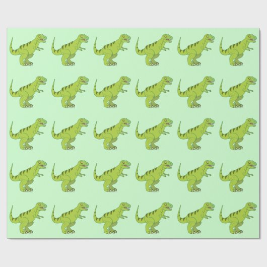 Dinosaurier: T-Rex Geschenkpapier (Flach)