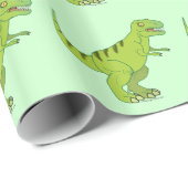 Dinosaurier: T-Rex Geschenkpapier (Rolleneckpunkt)