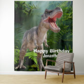 Dinosaurier T Rex Jungle Jurassic World im Hinterg Wandteppich (Beispiel)