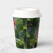 Dinosaurier T Rex jungle Jurassic World Pappbecher (Rechts)