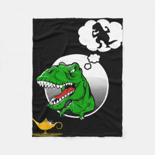 Dinosaurier T-Rex Kurze Arme Lustiger Witz Genie-L Fleecedecke