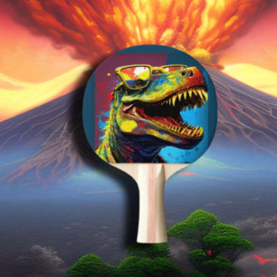 Dinosaurier T Rex Moderne Welt Kinder Tischtennis Schläger