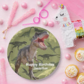 Dinosaurier T Rex Muster Jurassic World Pappteller (Party)