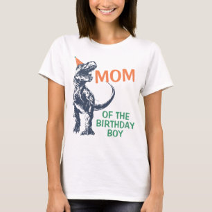 Dinosaurier T-Rex Party-Hut-Mama des T-Shirt