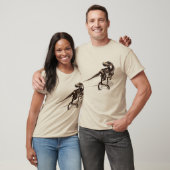 Dinosaurier T-Rex Skelett T-Shirt (Unisex)
