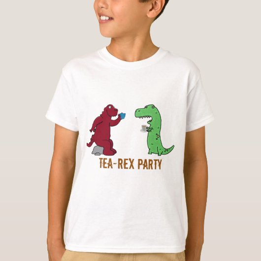 Dinosaurier T-Rex Tee Party lustiges Design Dinosa (Vorderseite)