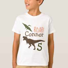 Dinosaurier-T - Shirt, Geburtstags-T-Shirt T-Shirt