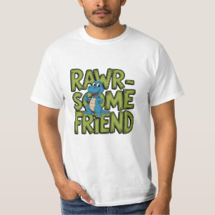 Dinosaurier-T - Shirt: "Rawver Your Way To Style" T-Shirt