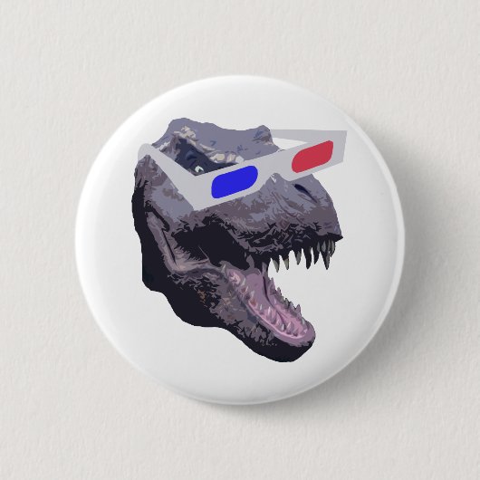 Dinosaurier-T - Shirts Button (Vorderseite)