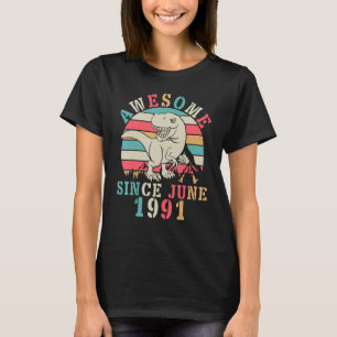 Dinosaurier Tanz Geburtstag 31 Jahre Phantastisch T-Shirt