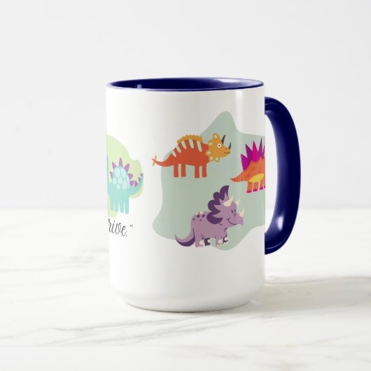 Dinosaurier Tasse (VorderseiteRechts)