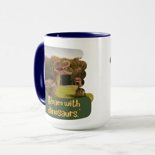 Dinosaurier Tasse (Vorderseite Links)