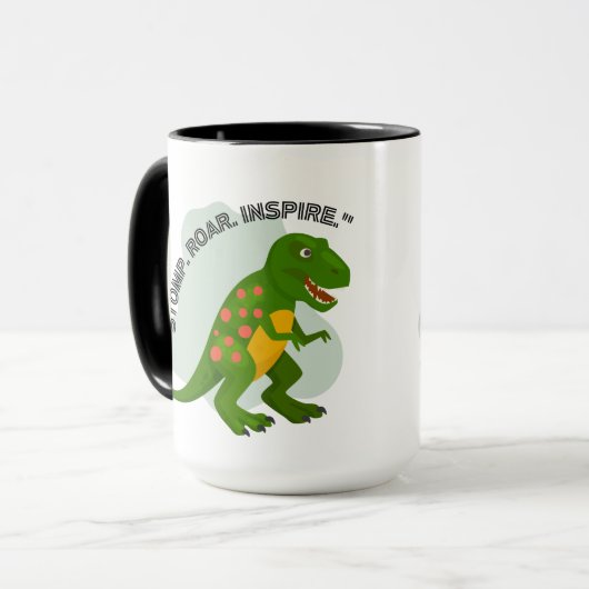 Dinosaurier Tasse (Vorderseite Links)