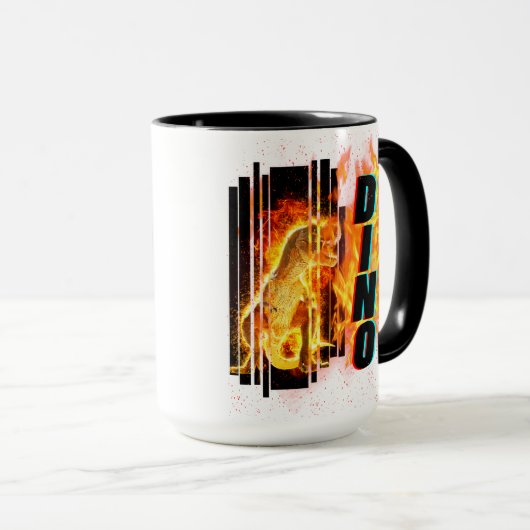 Dinosaurier Tasse (VorderseiteRechts)