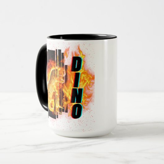 Dinosaurier Tasse (Vorderseite Links)