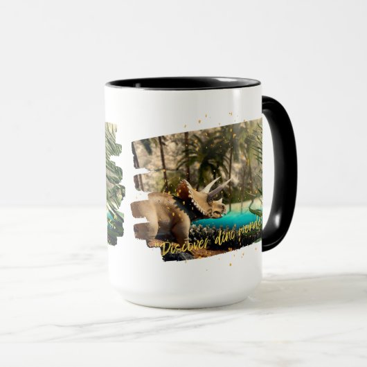 Dinosaurier Tasse (VorderseiteRechts)