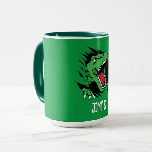 Dinosaurier Tasse (Vorderseite Links)