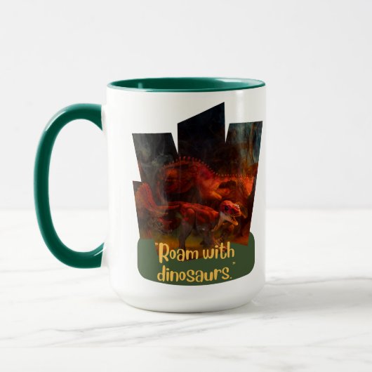 Dinosaurier Tasse (Links)