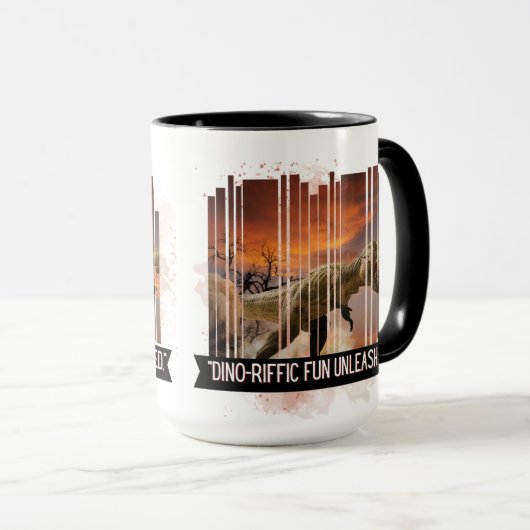 Dinosaurier Tasse (VorderseiteRechts)