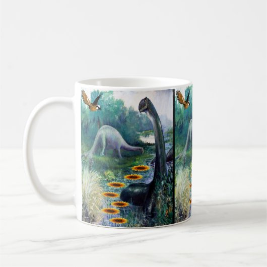 Dinosaurier-Tasse Kaffeetasse (Links)