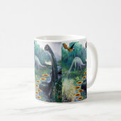 Dinosaurier-Tasse Kaffeetasse (VorderseiteRechts)