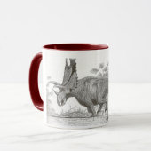Dinosaurier-Tasse Pentaceratops Gregory Paul Tasse (Vorderseite Links)