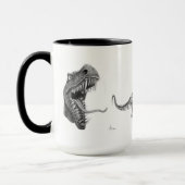 Dinosaurier-Tasse Tasse (Links)