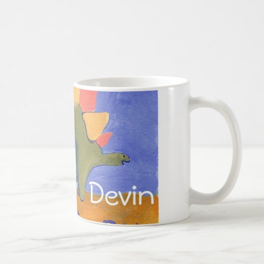 Dinosaurier-Tassen Kaffeetasse (Rechts)