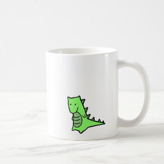 Dinosaurier-Tassen-Weiß Kaffeetasse