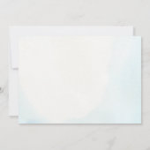 Dinosaurier Thema Babydusche Einladung (Rückseite)