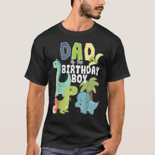 Dinosaurier Thema Geburtstag Vater des Geburtstags T-Shirt
