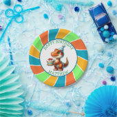 Dinosaurier thematisierte Kindergeburtsparty Perso Pappteller (Party)