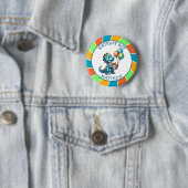 Dinosaurier thematisierte Kindergeburtstag Persona Button (Beispiel)