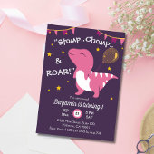 Dinosaurier themed Stomp, Chomp & Roar! 1. Geburts Einladung
