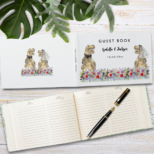 Dinosaurier-Themenhochzeit Gästebuch