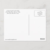 Dinosaurier-Tracks im Dinosaurtal 5 Postkarte (Rückseite)