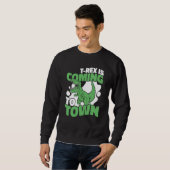 Dinosaurier Trex Paläontologe Dino Sweatshirt (Vorne ganz)