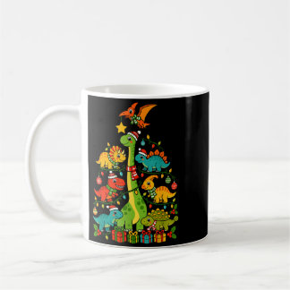 Dinosaurier Trex Weihnachtsbaum Xmas Stimmung Für Kaffeetasse