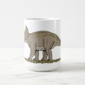 Dinosaurier-Triceratops Kaffeetasse (Mittel)
