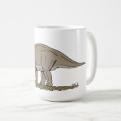 Dinosaurier-Triceratops Kaffeetasse (VorderseiteRechts)