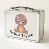 Dinosaurier Triceratops Kids Lunchbox (Rückseite)