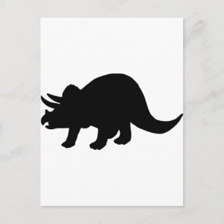 Dinosaurier - Triceratops Postkarte
